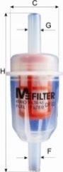 Фильтр топливный MB (выр-во) M-FILTER DF12 (фото 1)
