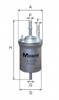 Фильтр топлива - M-FILTER DF3528