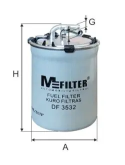 Фильтр топливный M-FILTER DF3532 Купить в Украине