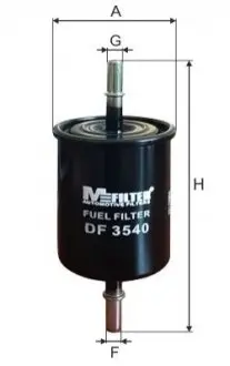 Фильтр топливный CHEVROLET EVANDA, LACETTI, MATIZ/ DAEWOO LANOS/MATIZ 0.8-2.5i 97- M-FILTER DF 3540 Купить в Украине