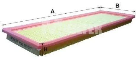 Фото Фільтр повітряний M-FILTER (K 142) зображення 1