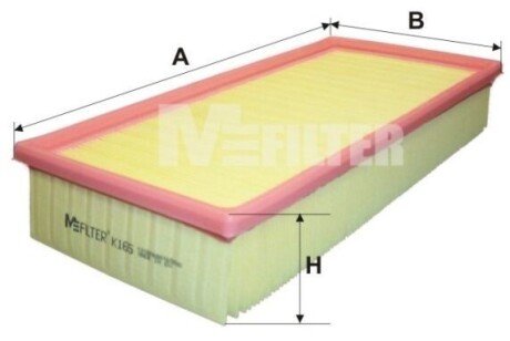 Фільтр повітряний M-FILTER K 165