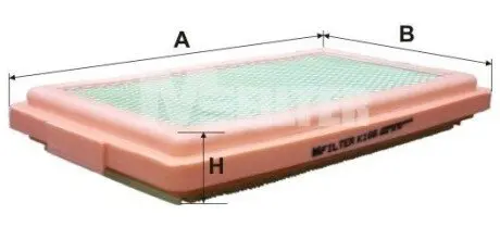 Фото Фильтр воздушный M-FILTER (K166) изображение 1