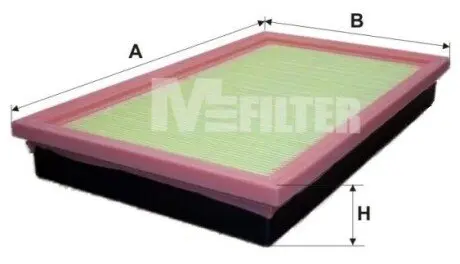 Фильтр воздушный OPEL (выр-во M-filter) M-FILTER K168