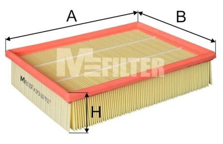 Фільтр повітряний AUDI, VW (вир-во) M-FILTER K173