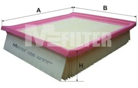 Фільтр повітряний VW Golf III/IV/Vento 92-98 M-FILTER K 205 Купити в Україні