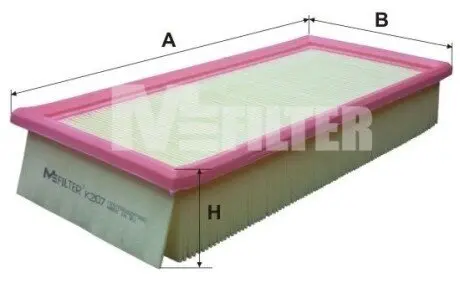 Фільтр повітряний M-FILTER K 207 Купити в Україні
