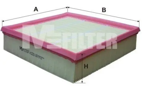 Фільтр повітряний Ford Transit 2.5DI 85-00 M-FILTER K 220 Купити в Україні