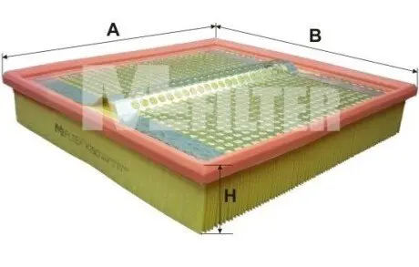 Фільтр повітряний M-FILTER K250 Купити в Україні