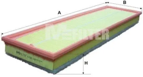 Фільтр повітряний BMW 3 (E36)/5 (E39) 2.5TDS 91-04 (M51) M-FILTER K295 Купити в Україні