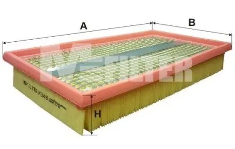 Фото Повітряний фільтр M-FILTER (K349) зображення 1