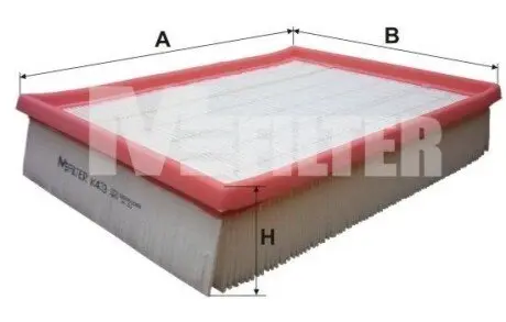 Фільтр повітряний VW T4 2.0-2.8 i/1.9-2.5 D 96-03 M-FILTER K 433 Купити в Україні