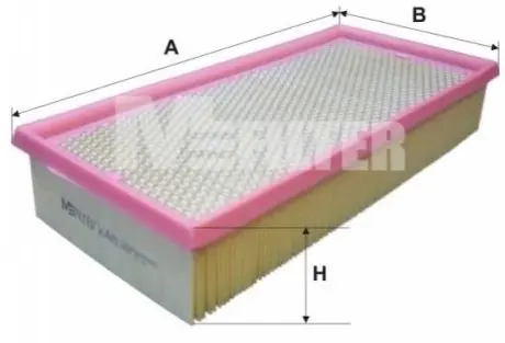 Фільтр повітряний M-FILTER K 449 Купити в Україні