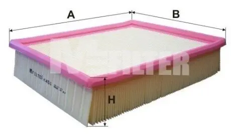 Фільтр повітряний M-FILTER K 451 Купити в Україні