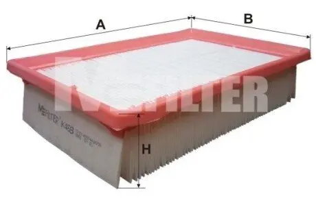 Фото Фільтр повітряний Fiat Brava/Marea 96-02 M-FILTER (K 468) зображення 1