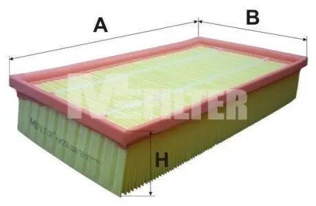 Фильтр воздушный M-FILTER K478 Купить в Украине