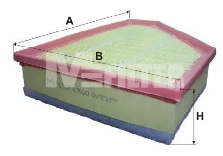 Фільтр повітряний BMW 3 (E90-E93)/X1 (E84) 03- (N47) M-FILTER K7020 Купити в Україні