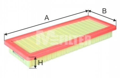 Фильтр воздушный Citroen C4/Peugeot 207/308 1.6 16V/THP 08- M-FILTER K7031 (фото 1)