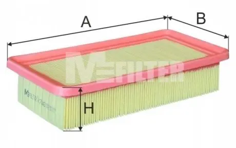 Фільтр повітряний Hyundai Accent III/Kia Rio II 1.4GL/1.6GLS 05-11 M-FILTER K 7040