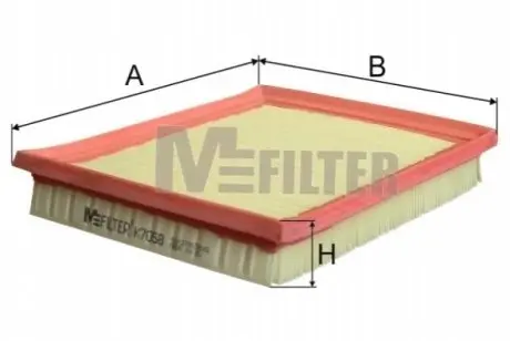 Фільтр повітряний Toyota Auris/Prius 1.8/RAV4 2.5 6V 06 M-FILTER K7058 Купити в Україні