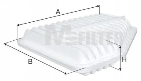 Фільтр повітряний Toyota Rav4 2.0 4WD/2.4 06-13/Camry 3.5 06-14 M-FILTER K7093 Купити в Україні