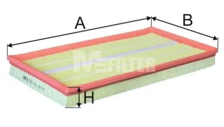 Фільтр повітряний M-FILTER K763 Купити в Україні