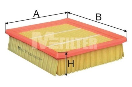 Фільтр повітряний A-клаз M266 04> M-FILTER K765