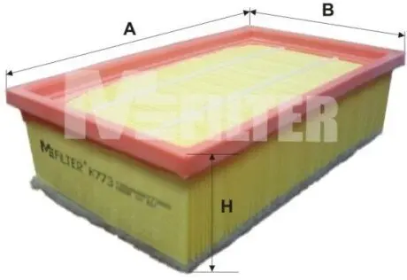 Фільтр повітряний Nissan Cube/Juke/Micra/Note/NV200/Renault Clio/Modus 1.2-2.0 03 M-FILTER K773 Купити в Україні