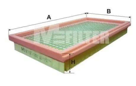 Фото Фільтр повітряний Mazda 323 2.0D/TD 96-04/Premacy 2.0TD 99-05 M-FILTER (K787) зображення 1
