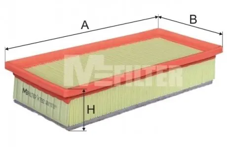 Фільтр повітряний Citroen C5 2.0HDI 04 M-FILTER K792 Купити в Україні