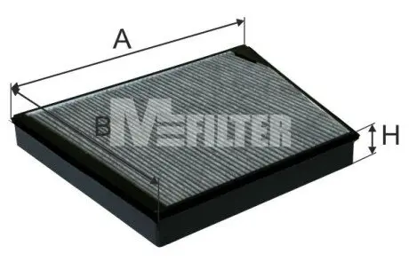 Фільтр салону MB E-class (W211) 02-08 (вугільний) M-FILTER K9027C Купити в Україні