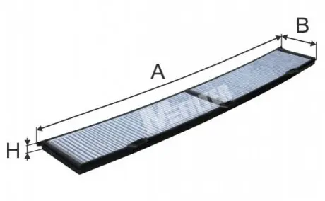Фільтр салону BMW 3 (E90)/X1 (E84) 03-(вугільний) M-FILTER K9033C Купити в Україні
