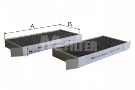 Фільтр салону M-FILTER K9043C2 Купити в Україні