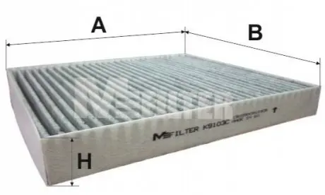 Фільтр салону M-FILTER K9103C Купити в Україні