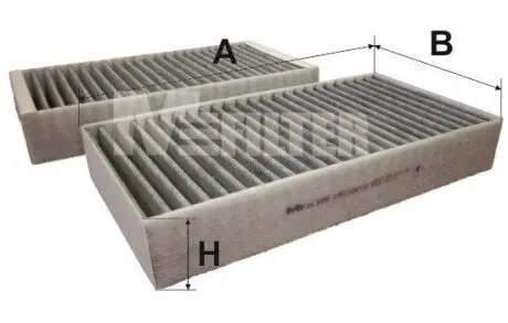 Фильтр воздуха (салона) MB GL, M, R (пр-во) M-FILTER K9110C2