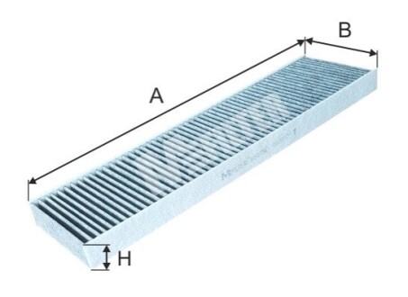 Фильтр салона угольный M-FILTER K9179C