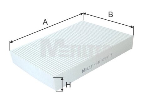 Фільтр салону Nissan Qashqai 1.2-2.0dCi 13- M-FILTER K 9183