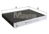 Фото Фільтр салону Skoda Fabia/Roomster/VW Polo 99-10 (вугільний) M-FILTER (K927C) зображення 1