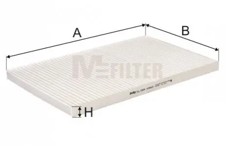 Фільтр салону Audi A6 1.8/2.0/2.3 94 M-FILTER K 943 Купити в Україні