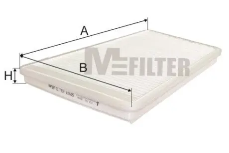 Фільтр салону MB C-class (W203) 00-07 M-FILTER K945 Купити в Україні