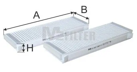 Фільтр салону Audi A6 2.0/2.7TDI 04-11 M-FILTER K9872 Купити в Україні