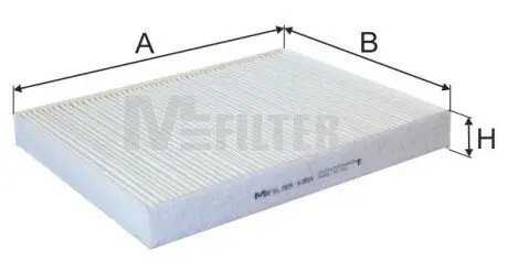 Фільтр салону VW T5 03 M-FILTER K 991 Купити в Україні