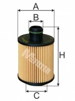 Фільтр оливний (фільтр-патрон) - (1109CJ, 71777722, 55206816) M-FILTER TE4011