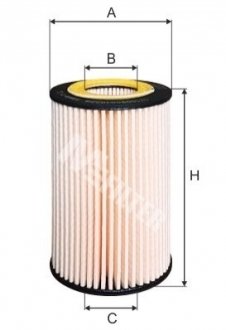 Фільтр масляний Honda Accord/CR-V/FR-V 2.2 CTDi 04- M-FILTER TE 4022 (фото 1)