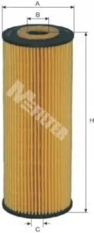 Фільтр масляний MB (W124 280E/W124 300-24V) 89 M-FILTER TE 622 Купити в Україні