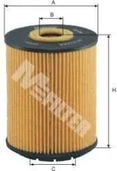 Фільтр масляний M-FILTER TE 636 Купити в Україні