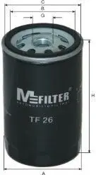 Фильтр масляный Caddy III 1.6i/Golf/Passat/Audi/Octavia/Amulet A11/A15 10- (бензин) M-FILTER TF 26 Купить в Украине