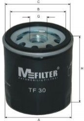 Фільтр масляний ESCORT/FIESTA M-FILTER TF 30 (фото 1)