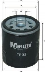 Фильтр масляный Combo (бензин) >01/Aveo/Lanos/Lacetti/OPEL M-FILTER TF 32 (фото 1)