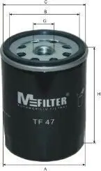 Фільтр масляний Opel Astra F 1.7D 91-98 M-FILTER TF47 Купити в Україні